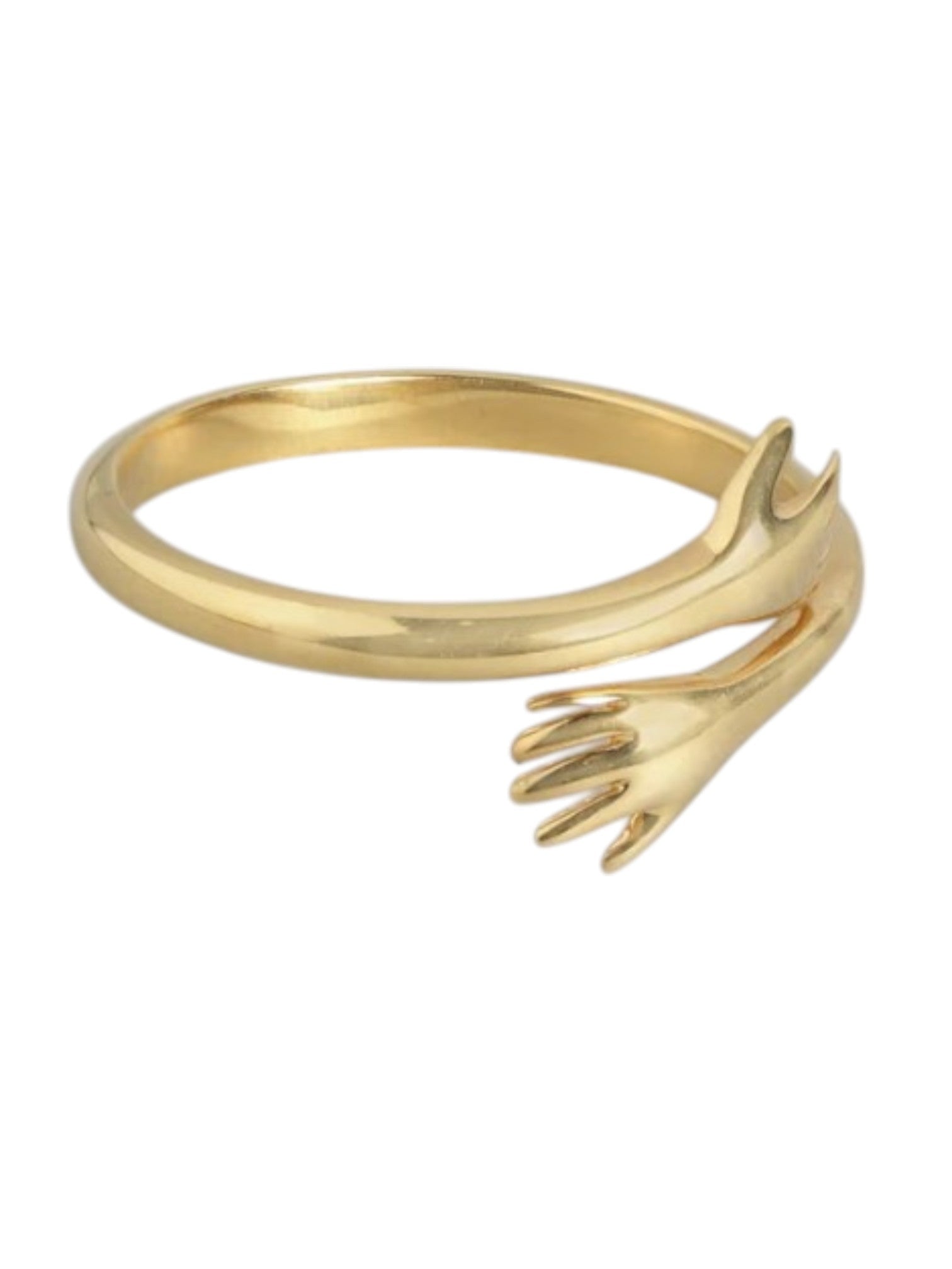 Trendy 925 Sterling Silver Gold Plated CZ Stone Light Weight Huge Ring For Women By Kesardeep Impex
